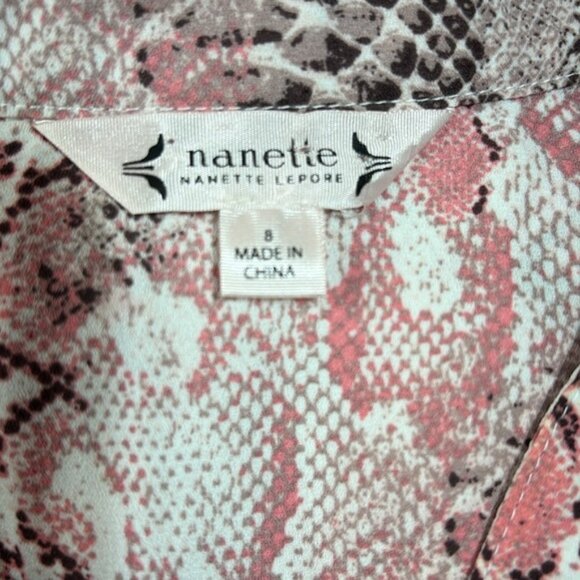 Nanette Lepore Pink and Cream Patterned Dress - Picture 4 of 4